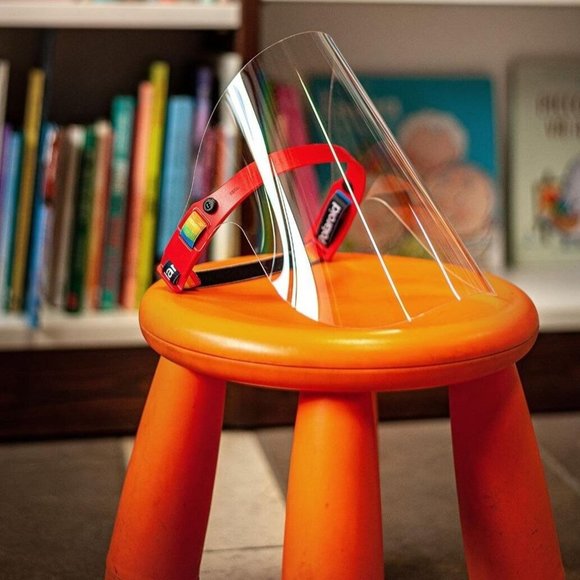 Polaroid Eyewear Stay Safe Visor Face Shield - Picture 3 of 5